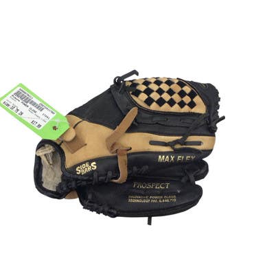 Used Mizuno POWER CLOSE BB/SB Glove RH Throw Black 10 3/4" 11760-S000079311