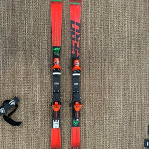 Women's 2023 Rossignol 165 cm Racing Hero FIS SL Pro Skis With Bindings Max Din 18 (Used)