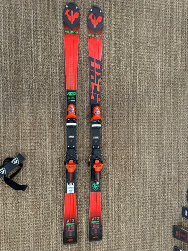 Women's 2023 Rossignol 165 cm Racing Hero FIS SL Pro Skis With Bindings Max Din 18 (Used)