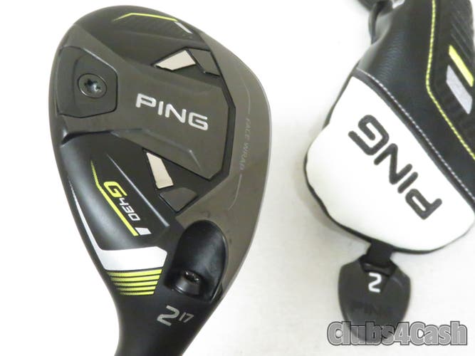 PING G430 Hybrid 17 2H Project X HZRDUS Smoke RDX Red 80g 6.5 X-Flex Cover MINT