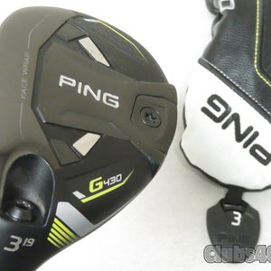 PING G430 Hybrid 19 3H HZRDUS Smoke RDX Red 80g 6.0 Stiff +Cover LEFT LH  MINTy