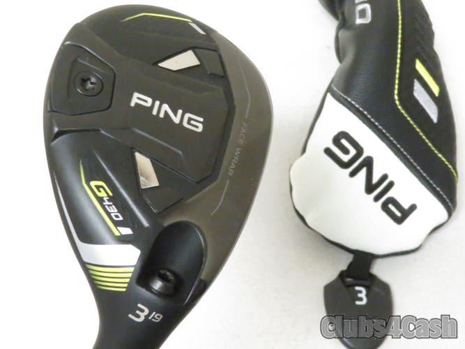 PING G430 Hybrid 19 3H HZRDUS Smoke RDX Red 80g 6.0 Stiff Flex +Cover