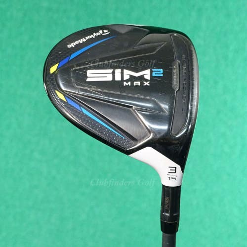 TaylorMade SIM 2 MAX 15 Fairway Wood 3 Project X HZRDUS Smoke iM10 5.5 Regular