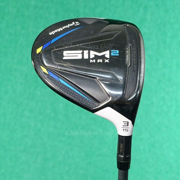 TaylorMade SIM 2 MAX 15 Fairway Wood 3 Project X HZRDUS Smoke iM10 5.5 Regular