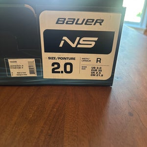 Bauer Ns Hockey Skates Size 2 (New)
