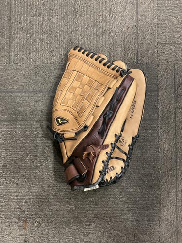 Used Mizuno SUPREME SERIES BB/SB Glove RH Throw Brown 14" 11614-S000217959