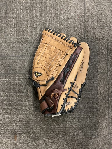 Used Mizuno SUPREME SERIES BB/SB Glove RH Throw Brown 14" 11614-S000217959