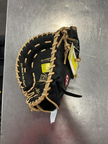 Used Rawlings HIGHLIGHT BB/SB First Base LH Throw Black 11 1/2" 11614-S000217946