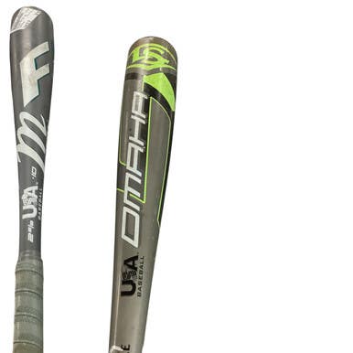 Used Louisville Slugger OMAHA S 28/18 -10 BB/SB USA 2 5/8 Bat 28" 11479-S000399495
