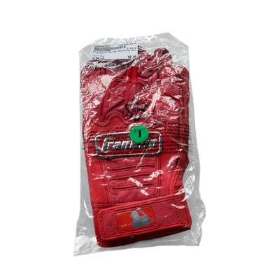 Used Franklin BB/SB Batting Gloves Red LG 11479-S000399491