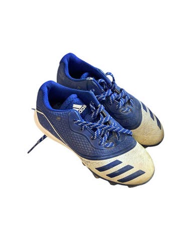 Used Adidas SZ 1Y BB/SB Cleats Royal Blue Junior 01 11479-S000399450