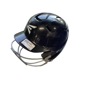 Used Easton ALPHA W MASK SM Batting Helmet w/Mask Black SM 11479-S000399441