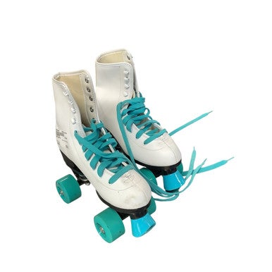 Used QUAD SKATES Senior Rec Fitness Skates White Senior 5 11479-S000399365
