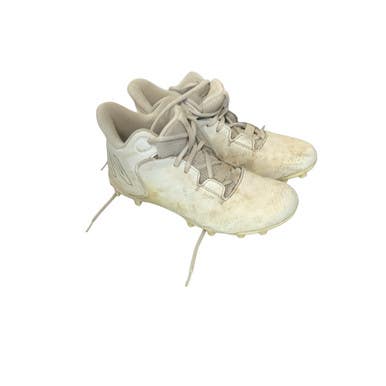 Used New Balance LAX Cleats Womens White Senior 6 11479-S000399366