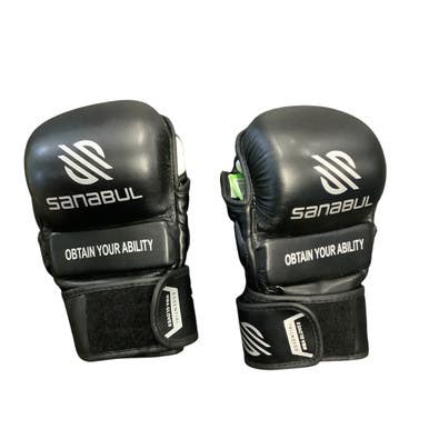Used Sanabul MMA Gloves Black L/XL 11479-S000399323