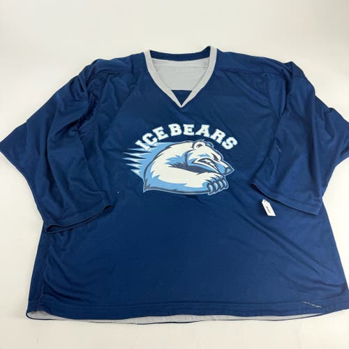 Used White and Navy Reversible Jersey | Senior Medium | B602