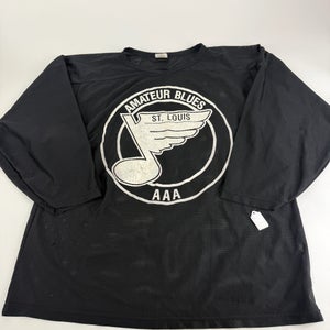 Used Black Mesh Practice Jersey | Blues AAA | Senior XL | B570