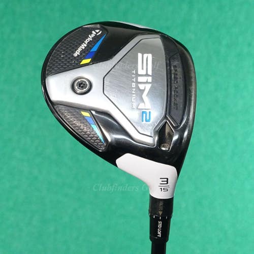 TaylorMade SIM 2 Titanium Fairway 15 3 Wood Kai'li FW 75s Graphite Stiff