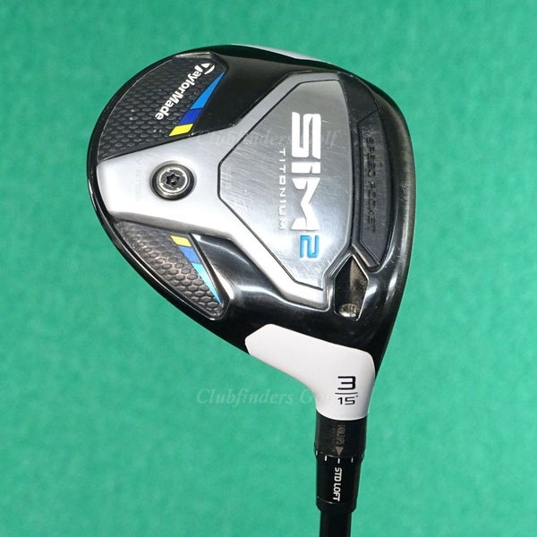 TaylorMade SIM 2 Titanium Fairway 15 3 Wood Kai'li FW 75s Graphite Stiff