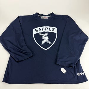 Used Navy Sabres Practice Jersey | Senior Large | B573