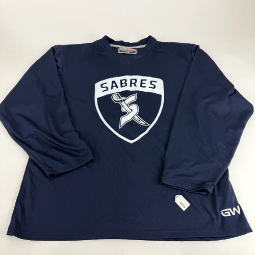 Used Navy Sabres Practice Jersey | Senior Large | B573