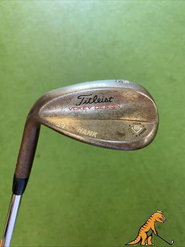 Tour Issue LH Titleist Vokey 2018 Tour Proto 60* Lob Wedge Wedge Works