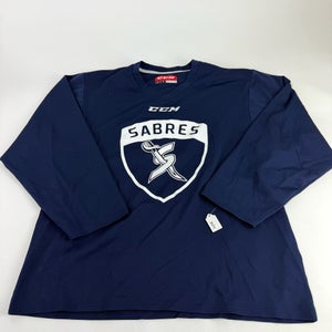 Used Navy CCM Practice Jersey | Senior Large | B571