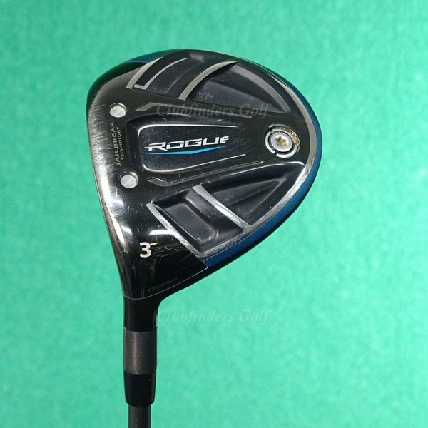 LH Callaway Rogue Fairway 3 Wood Aldila Synergy 60-S Graphite Stiff w/ HC