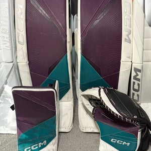 USED 32+1.5  CCM Axis 2 TC Pro Regular Goalie Full Set - 580