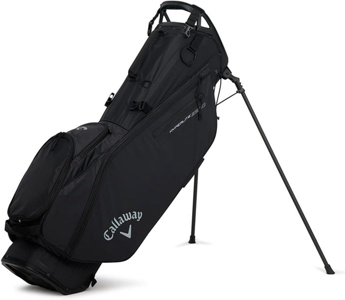 NEW 2023 Callaway Hyper Lite Zero Black Double Strap Stand Golf Bag
