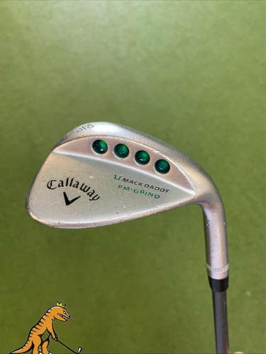 Used RH Callaway Mack Daddy PM Grind 60.10* Lob Wedge ACCRA 50g Graphite Seniors