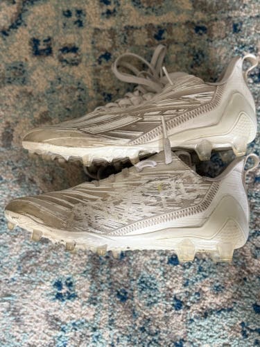 Adidas Adizero Football Cleats White B Men’s Size 8.5