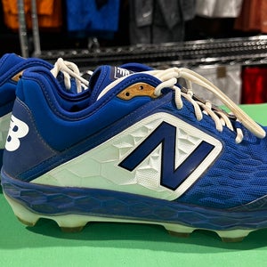 Blue Men's Size M 15.0 (W.16.0) Adult New Balance 3000v4 Low Top Footwear Molded Cleats (Used)