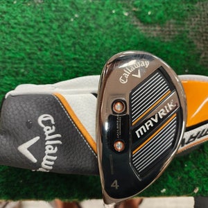 Callaway Mavrik Left Handed 4 Hybrid 4H Stiff Flex Catalyst 5.5 LH w Headcover