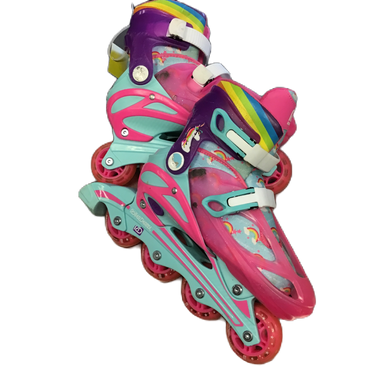 Used RollerDerby Junior Rec Fitness Skates Pink Adjustable 11730-S000066184