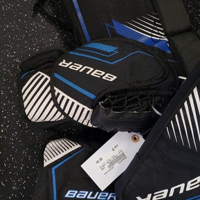 Used Bauer STREET HOCKEY GOALIE SET Junior Body Armor SM 11849-S000029755