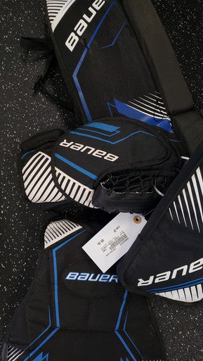 Used Bauer STREET HOCKEY GOALIE SET Junior Body Armor SM 11849-S000029755