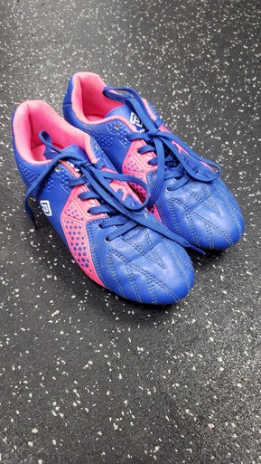 Used Soccer Cleats Royal Blue Junior 02 11849-S000029862