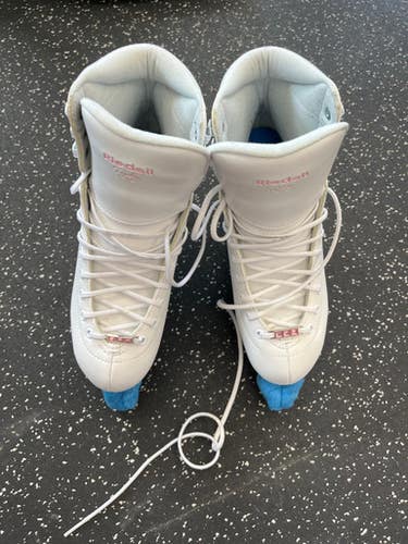 Used Riedell RUBY WomensFigure Skate White Senior 7 11849-S000029872