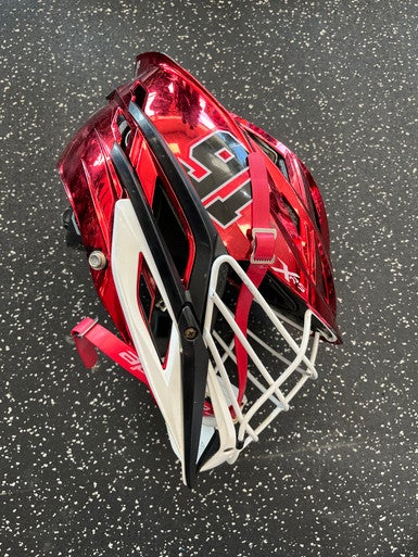 Used Cascade XRS Lacrosse Helmet Red One Size 11849-S000029873