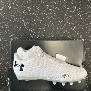 Used Under Armour LAX Cleats Mens White Senior 6.5 11849-S000029930