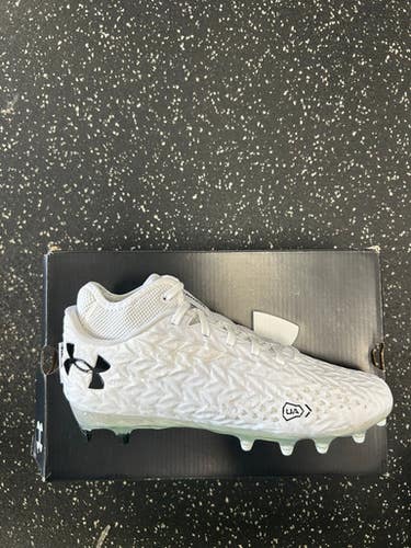 Used Under Armour LAX Cleats Mens White Senior 6.5 11849-S000029930