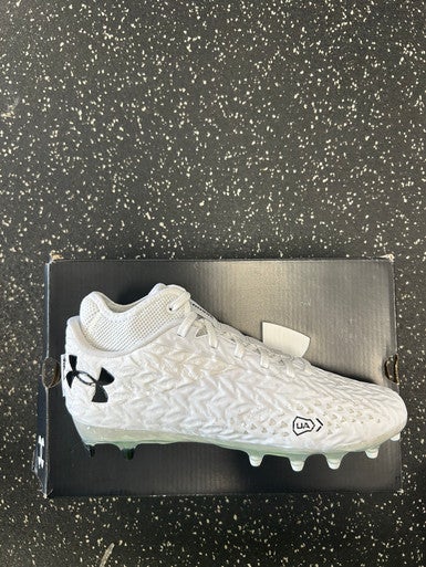 Used Under Armour LAX Cleats Mens White Senior 6.5 11849-S000029930
