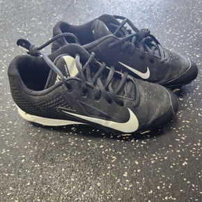 Used Nike VAPOR STRIKE BB/SB Cleats Black And White Junior 04 11849-S000029936