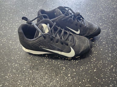 Used Nike VAPOR STRIKE BB/SB Cleats Black And White Junior 04 11849-S000029936