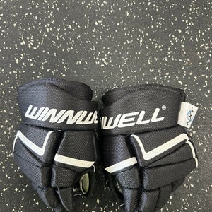 Used WinnWell AMP 500 Junior Gloves Black 8" 11849-S000029957