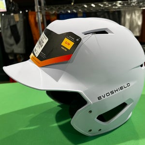 White Small EvoShield Batting Showcase Baseball Helmet (New)