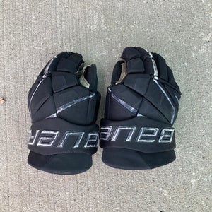 Black Senior Bauer Vapor X-Shift Pro Gloves 13" (Used)