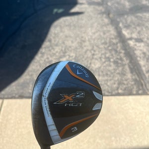 Men's 2021 Callaway X2 Hot Left Hand Fairway Wood Regular Flex 3 Wood (Used)