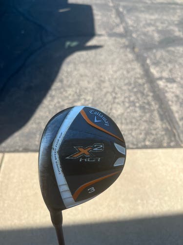 Men's 2021 Callaway X2 Hot Left Hand Fairway Wood Regular Flex 3 Wood (Used)